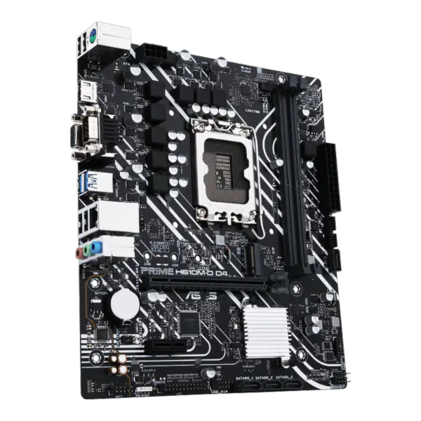 Asus H610 H610i H610m Motherboards Support Cpu G7400 12400f Ssds M.2 Lga 1700 Motherboard Prime H610m-d D4