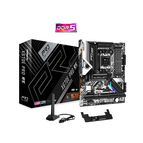 Asrock X670 X670e Motherboards Am5^5 Support 7000 Series Processor Socket Am5 Motherboard X670e Pro Rs Ddr5