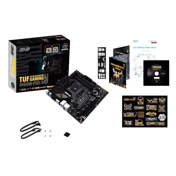 Asus Tuf Gaming B450m-pro S Heavy Gunner Motherboard B450m Pro S Support Am4
