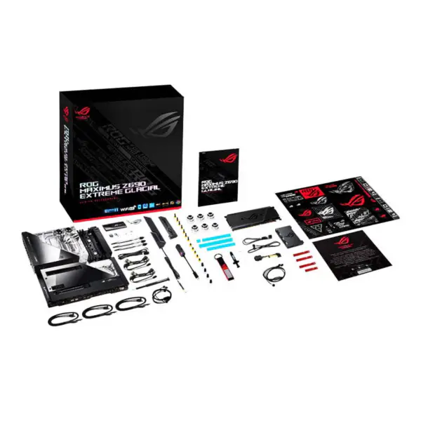 Asus Rog Maximus Z690 Extreme Glacial Motherboard Supports Memory D5 Cpu 12900k Intl Z690 Lga1700 Asus Motherboard