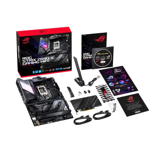 Asus Rog Strix Z690-e Gaming Wifi Motherboard Ddr5 Cpu 12900k 12700k Intl Z690 Lga1700 Asus Z690-e
