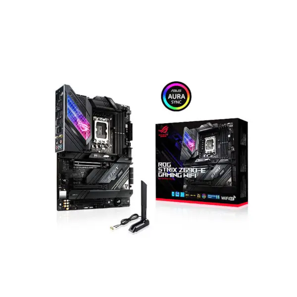 Asus Rog Strix Z690-e Gaming Wifi Motherboard Ddr5 Cpu 12900k 12700k Intl Z690 Lga1700 Asus Z690-e