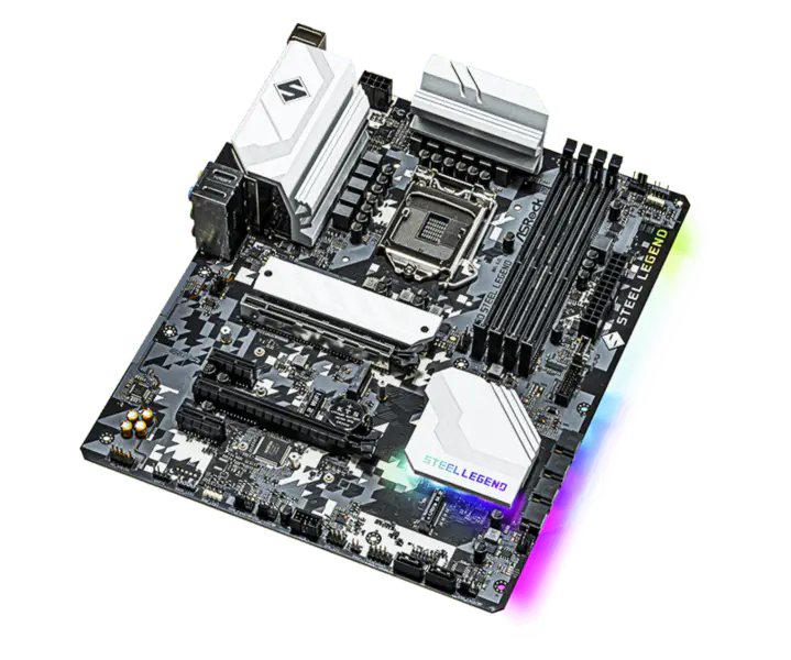 Asrock B560 Steel Legend Motherboard Supports Cpu 11400 11400f 11700 Intl B560 Lga 1200