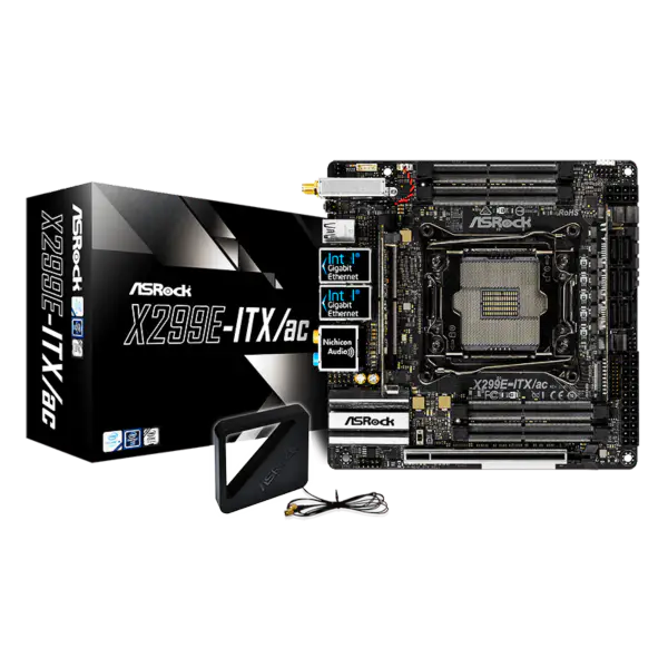 Asrock X299m X299e-itx Ac Ddr4 motherboard Part Lga 2066 Ddr4 Ddr4 Intl X299 Lga 2066