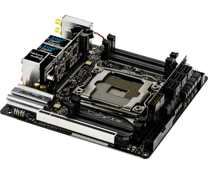 Asrock X299m X299e-itx Ac Ddr4 motherboard Part Lga 2066 Ddr4 Ddr4 Intl X299 Lga 2066