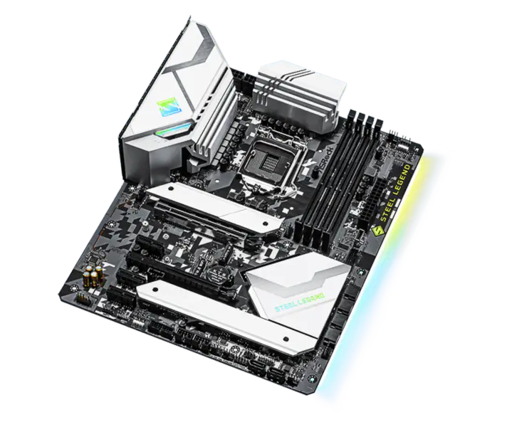 Asrock Z590 Steel Legend Ddr4 Motherboard Supports Cpu 11900k 11700k Intl Z590 Lga 1200