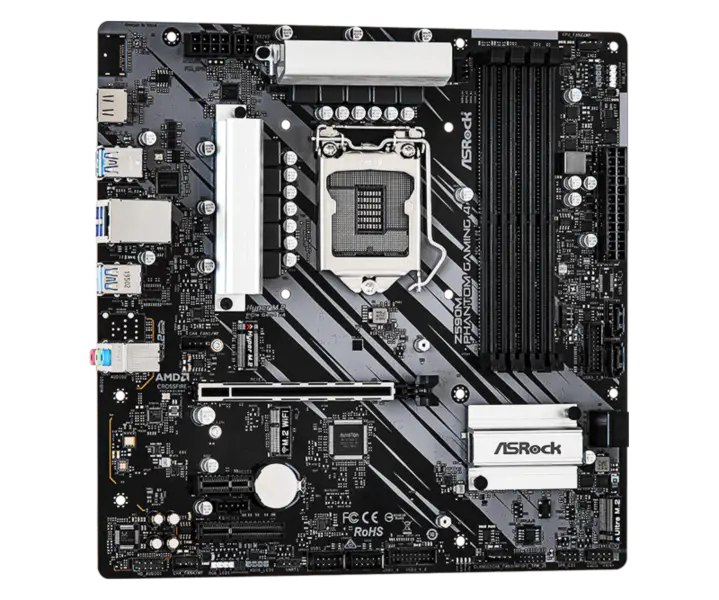 Asrock Z590 Phantom Gaming 4 Ddr4 Phantom Gaming Motherboard Supports Cpu 11900k 11700k Intl Z590 Lga 1200