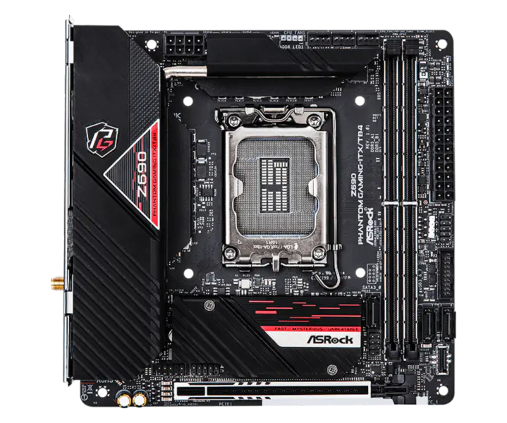 Asrock Z690 Phantom Gaming-itx/tb4 Phantom Gaming Motherboard Ddr5 Support Cpu 12600k 12700 Intl Z690 Lga 1700