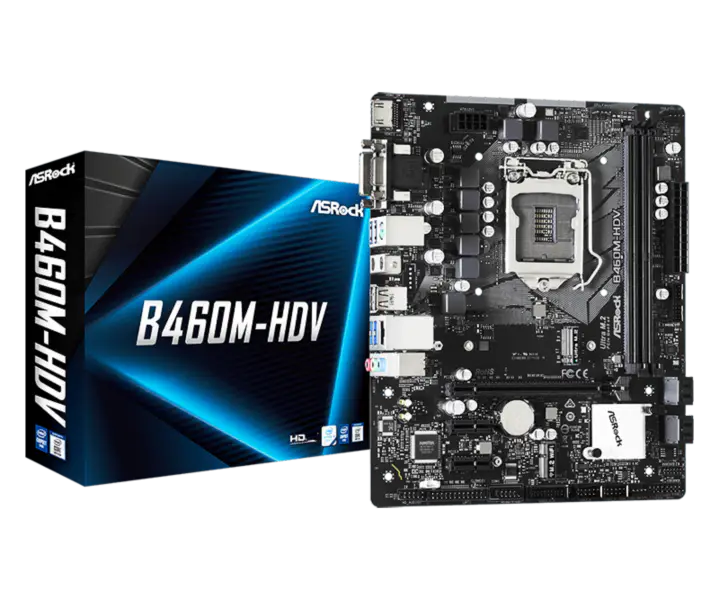 Asrock B460m-hdv Motherboard Supports Cpu 10400 10400k Graphics Card Rtx 3060 3070 Intl B460 Lga 1200