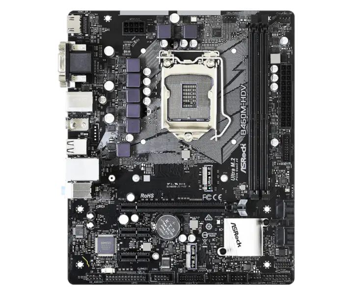 Asrock B460m-hdv Motherboard Supports Cpu 10400 10400k Graphics Card Rtx 3060 3070 Intl B460 Lga 1200