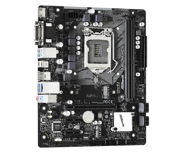 Asrock B460m-hdv Motherboard Supports Cpu 10400 10400k Graphics Card Rtx 3060 3070 Intl B460 Lga 1200