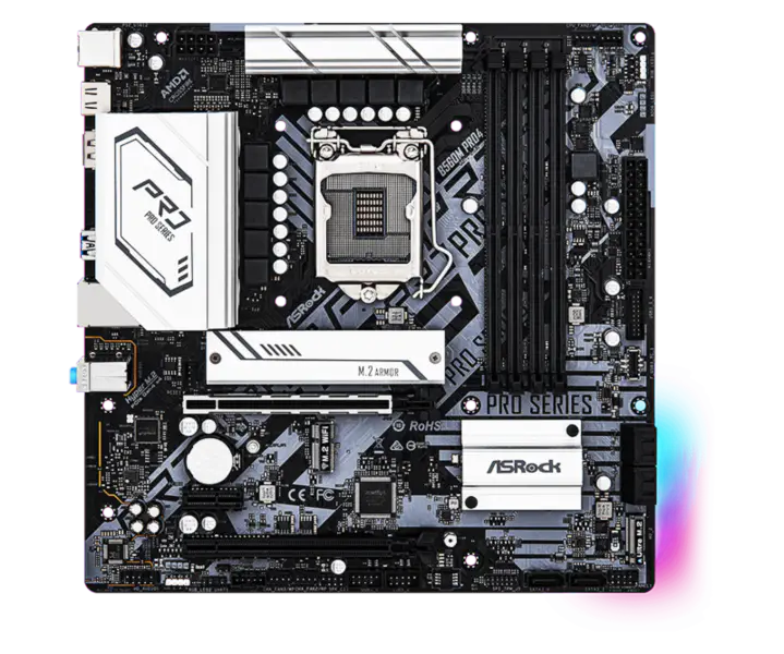 Asrock B560m Pro4 Ingenious Motherboard Supports Cpu11900k 11700kf Graphics Card Rtx 3060 3070 Intl B560 Lga 1200