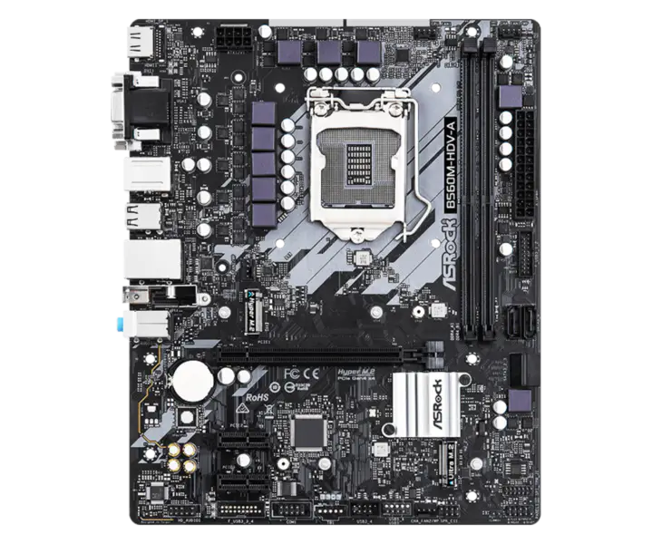 Asrock B560m-hdv-a R2.0 Motherboard Supports Cpu 10400f 11400f 10700 11700 Intl B560 Lga 1200