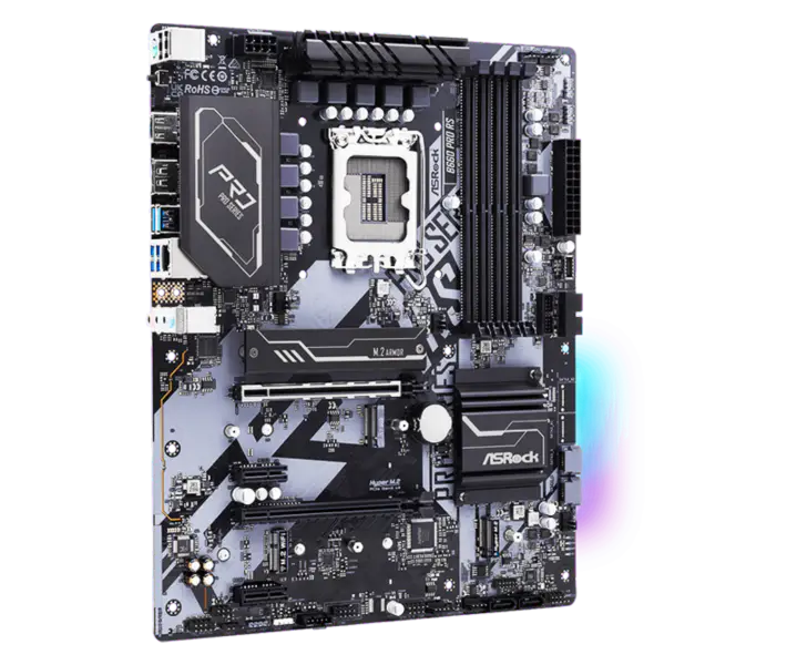 Asrock B660 Pro Rs Supports Cpu 12700 12400f Intl B660 Lga 1700 Gaming Motherboard