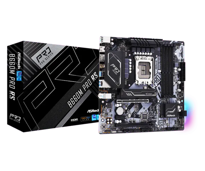 Asrock B660m Pro Rs Gaming Motherboard Memory Ddr4 Cpu 12400f 12600kf Intl B660 Lga1700