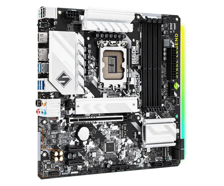 Asrock B660m Steel Legend Ddr4 Motherboard Supports Cpu 12700 12600 Intl B660 Lga 1700