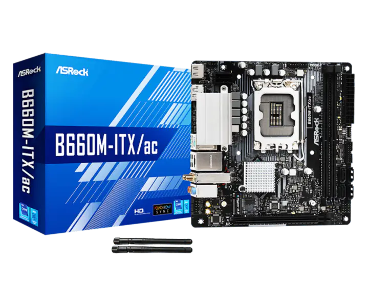 Asrock Motherboard B660m-itx/ac Mini Motherboard Supports Cpu 12600 12700 Intl B660 Lga 1700