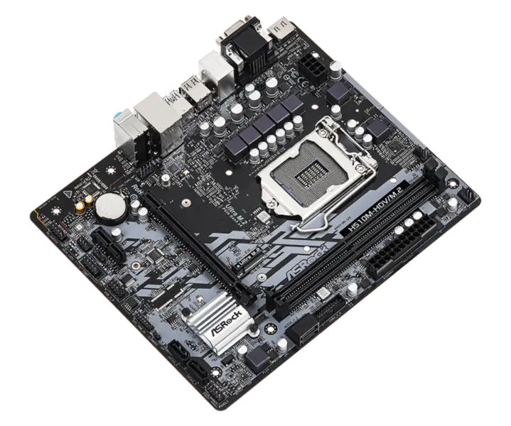 Asrock H510m-hdv/m.2 Office Gaming Motherboard Supports Cpu 10500 10400 11400f Intl H510 Lga 1200