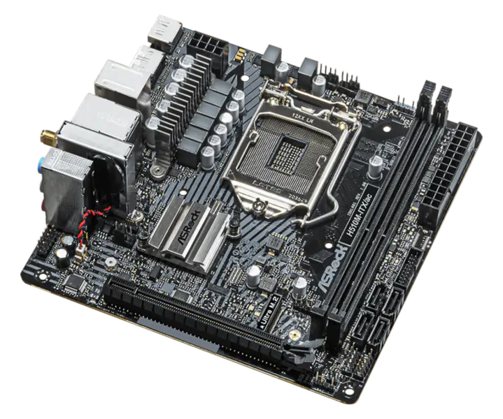 Asrock H510m-itx/ac Mini Motherboard Gaming Motherboard Supports Cpu 10500 10400 11400f Intl H510 Lga 1200