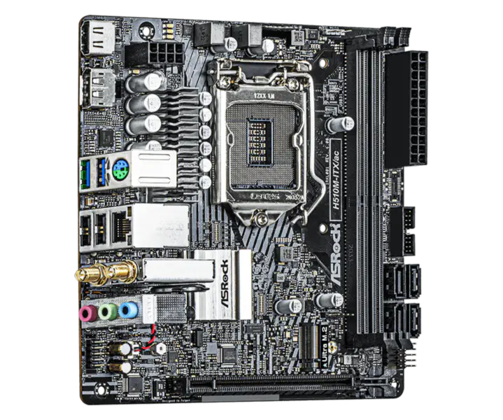Asrock H510m-itx/ac Mini Motherboard Gaming Motherboard Supports Cpu 10500 10400 11400f Intl H510 Lga 1200