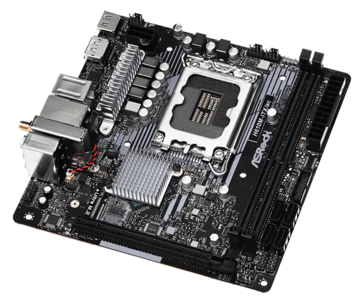 Asrock H610m-itx Ac Mini Motherboard Supports Cpu 12100 12400 Intl H610 Lga 1700