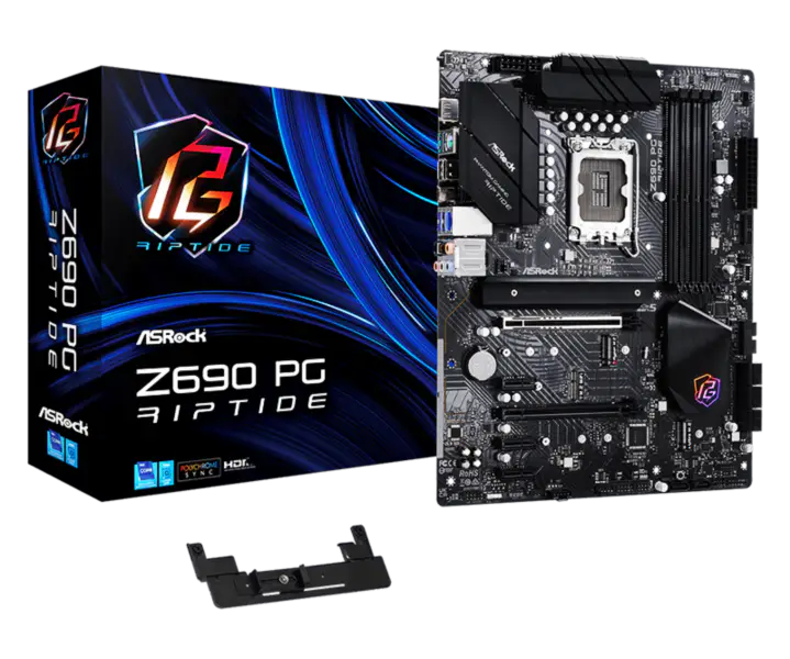 Asrock Z690 Pg Riptide Black Tide Storm Gaming Motherboard Supports Memory Ddr4 Cpu 12700k/12600k Intl Z690 Lga1700