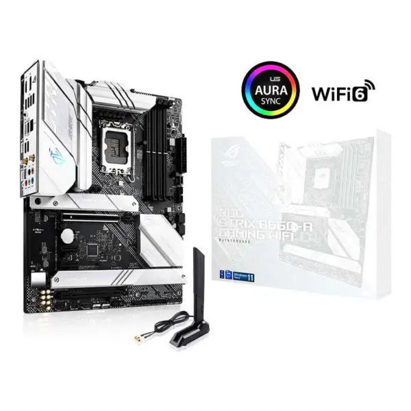 Rog Strix B660-a Gaming Wifi D4 Snow Blowing Motherboard Support Cpu 12th Generation Intl B660 Lga 1700