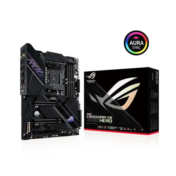 Rog Crosshair Viii Dark Hero C8dh Gaming Motherboard And X570 Supports Cpu 5900x 5800x 5600x Socket Am4