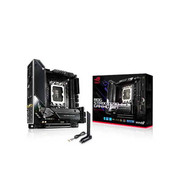 Rog Strix Z690-i Gaming Wifi Motherboard Itx Mini Board Support Memory Ddr5 Cpu 12900k 12700k Intl Z690 Lga 1700