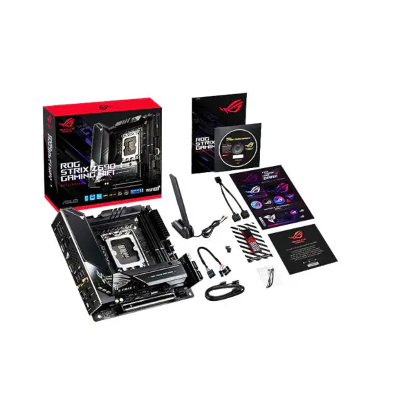 Rog Strix Z690-i Gaming Wifi Motherboard Itx Mini Board Support Memory Ddr5 Cpu 12900k 12700k Intl Z690 Lga 1700