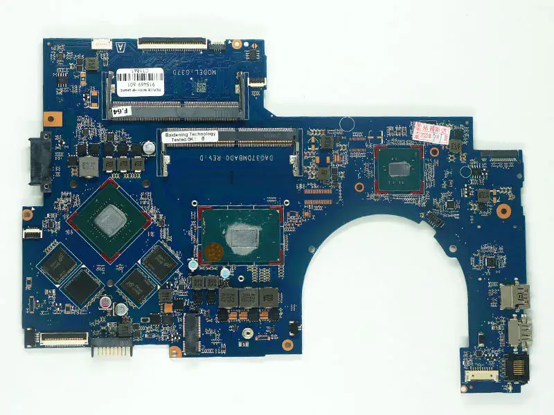 HP 17-AB 17-W 915468-601 915468-001 DAG37DMBAD0 Motherboard
