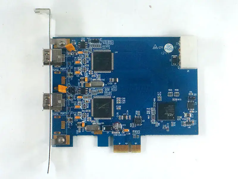 FWX2-PCIE10 Rev: 1.1 FWX2-PCIE10-2 1394 capture card