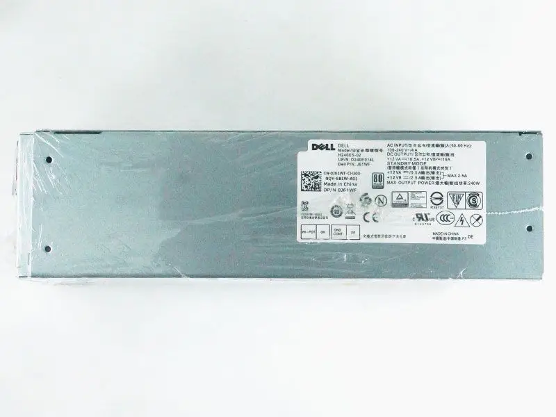 Power Supply J61WF H240ES-02 240W SMPS 6PIN 4PIN For Optiplex 3050MT/5050MT/7050MT V3668 V3669 MT