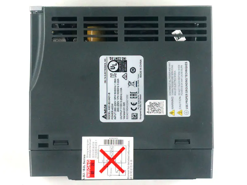 400W servo motor Delta ASD-B2-0421-B