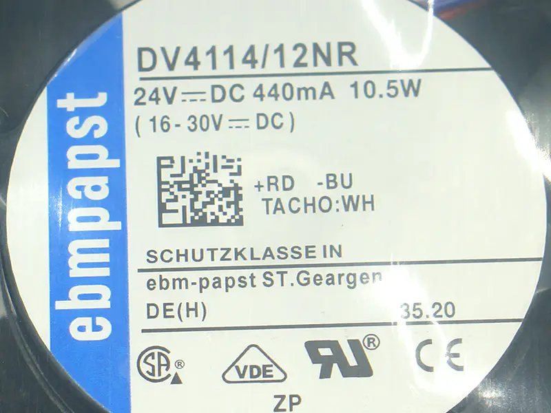 Ebmpapst DV4114/12NR Fan