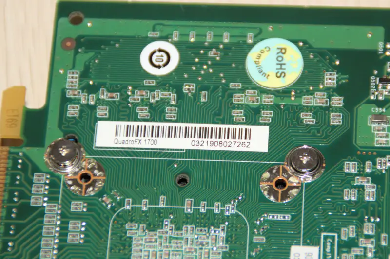 Quadro FX1700 512M PCI-E Graphics Card DVI*2