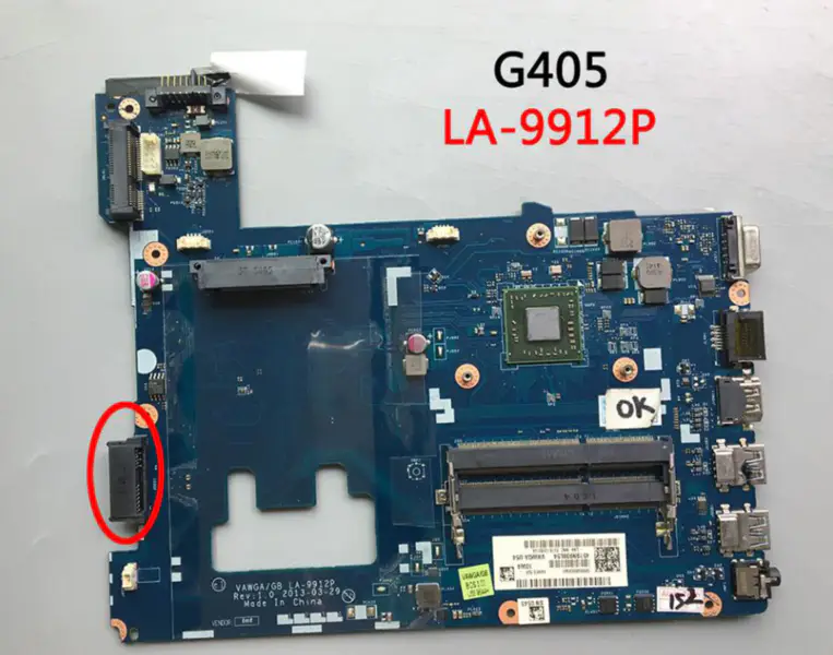 Lenovo G405 G505 LA-9912P Motherboard