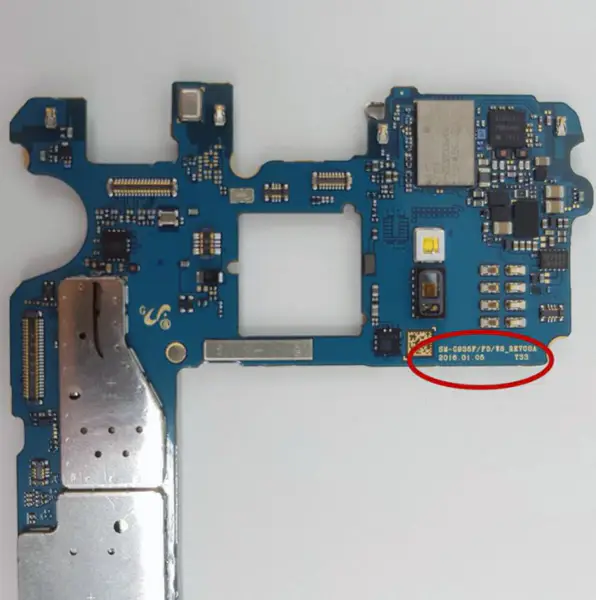 Samsung Galaxy S7 Edge SM-G935W8 Motherboard Unlocked 32G