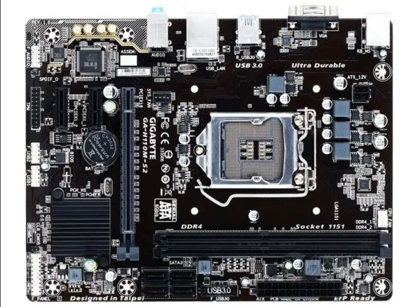 Gigabyte GA-H110M-S2 Motherboard LGA1151/DDR4/32G/M-ATX