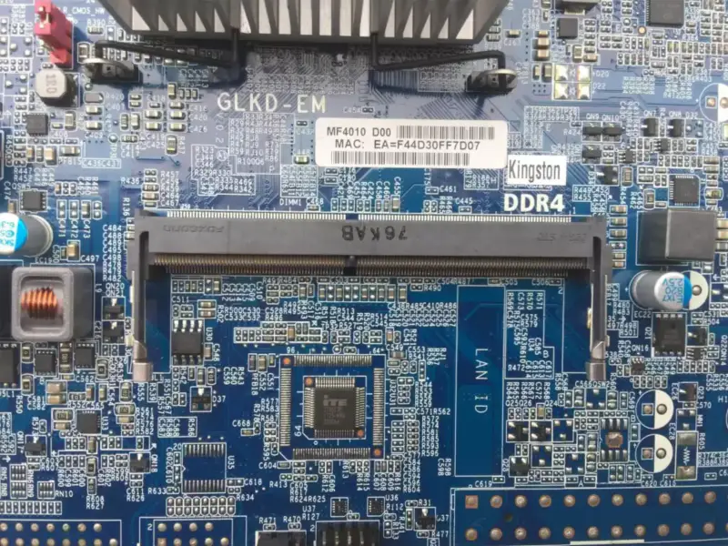 ECS GLKD-EM J4005U/EMCC64G 17X19 Motherboard