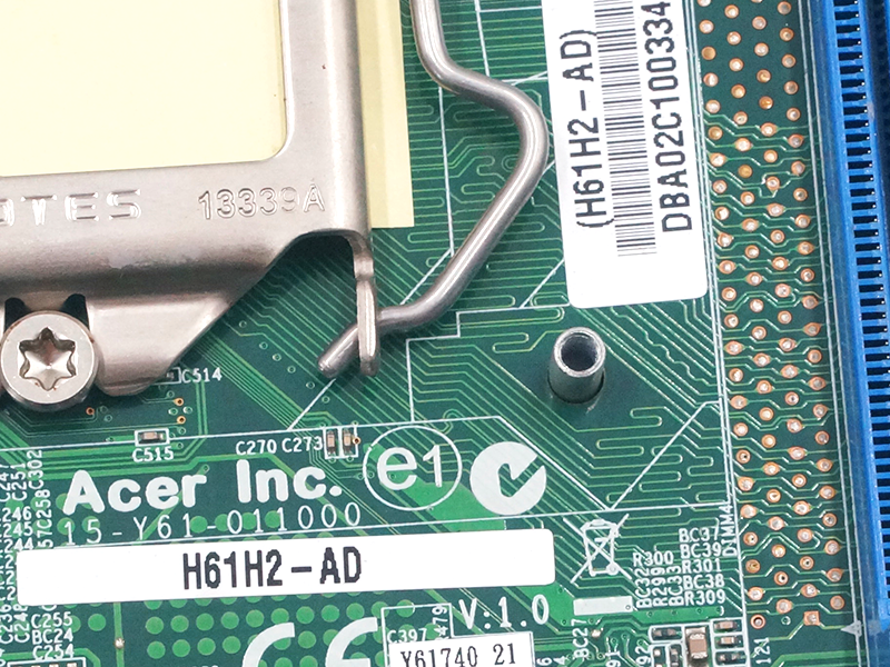 Acer LGA 1155 H61H2-AD Motherboard