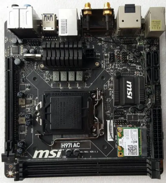 MSI H97I AC motherboard