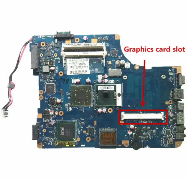 Toshiba Satellite L500 L550 L555 KSWAA LA-4982P K000086430 Laptop Motherboard with Dedicated Graphics