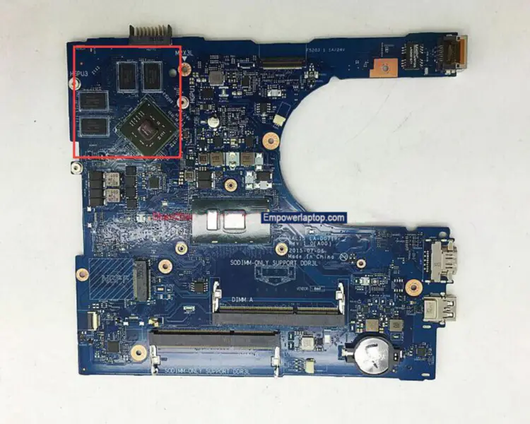 Dell 5559 AAL15 LA-D071P Motherboard