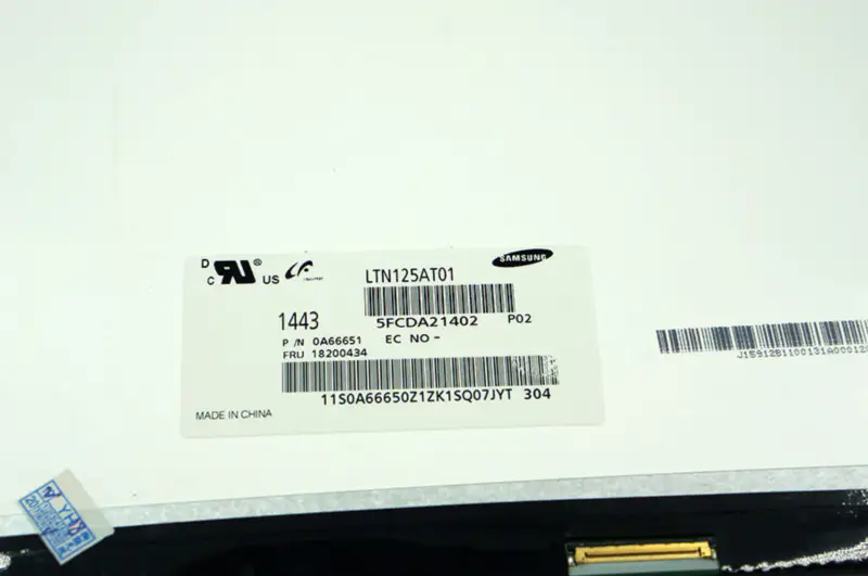 12.5 inch LTN125AT01 B125XW01 B125XW01 V.0 LP125WH2 TLB1 for lenovo U260 U201 X220 X220I LCD screen LCD