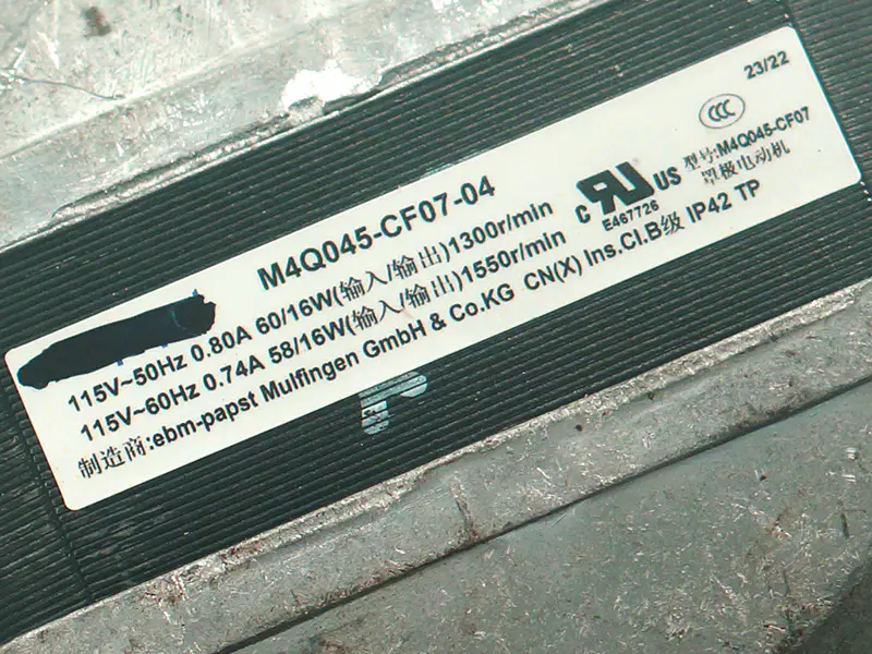 Ebmpapst M4Q045-CF07-04 Fan
