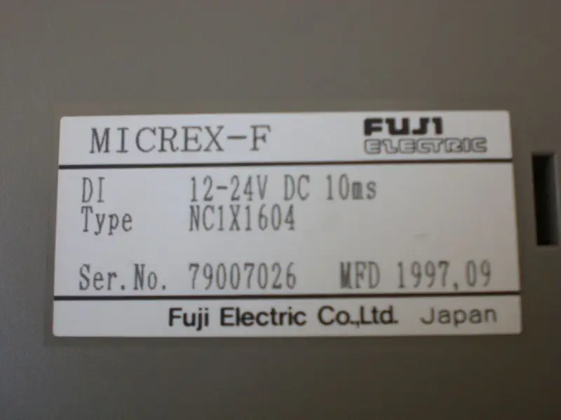 Fuji NC1X1604-W NC1X1604 PLC Module