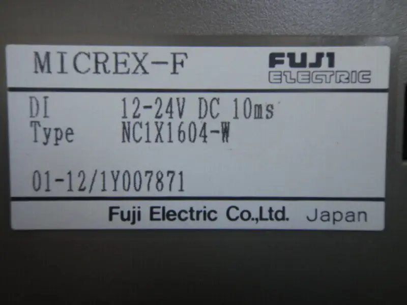 Fuji NC1X1604-W NC1X1604W PLC Module