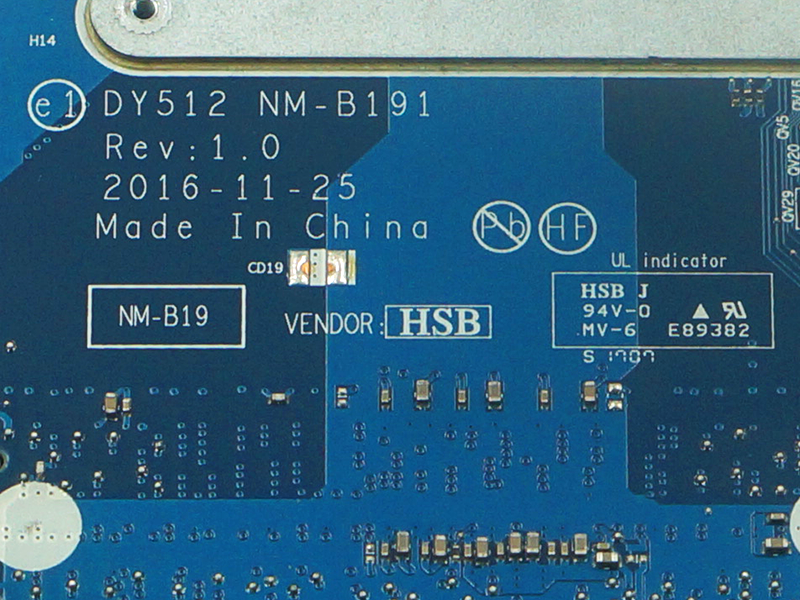 Lenovo Y520 DY512 NM-B191 REV 1.0 DDR4 motherboard