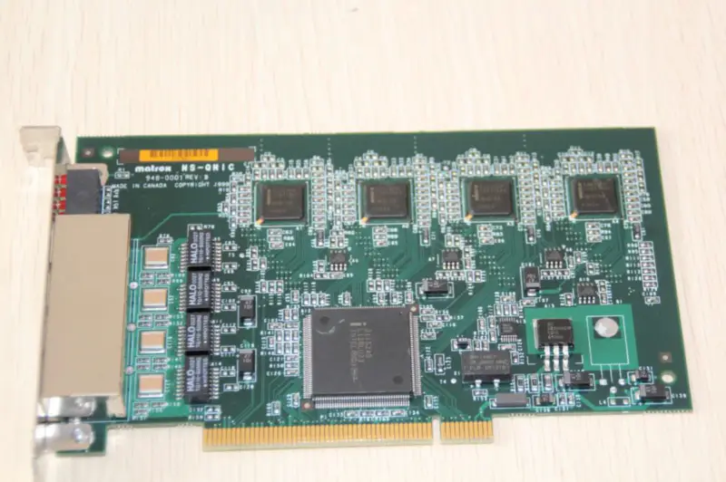 Matrox NS-QNIC Quad 10/100 Ethernet Adapter 4-port 100M Network Card for Intel 82559 Server